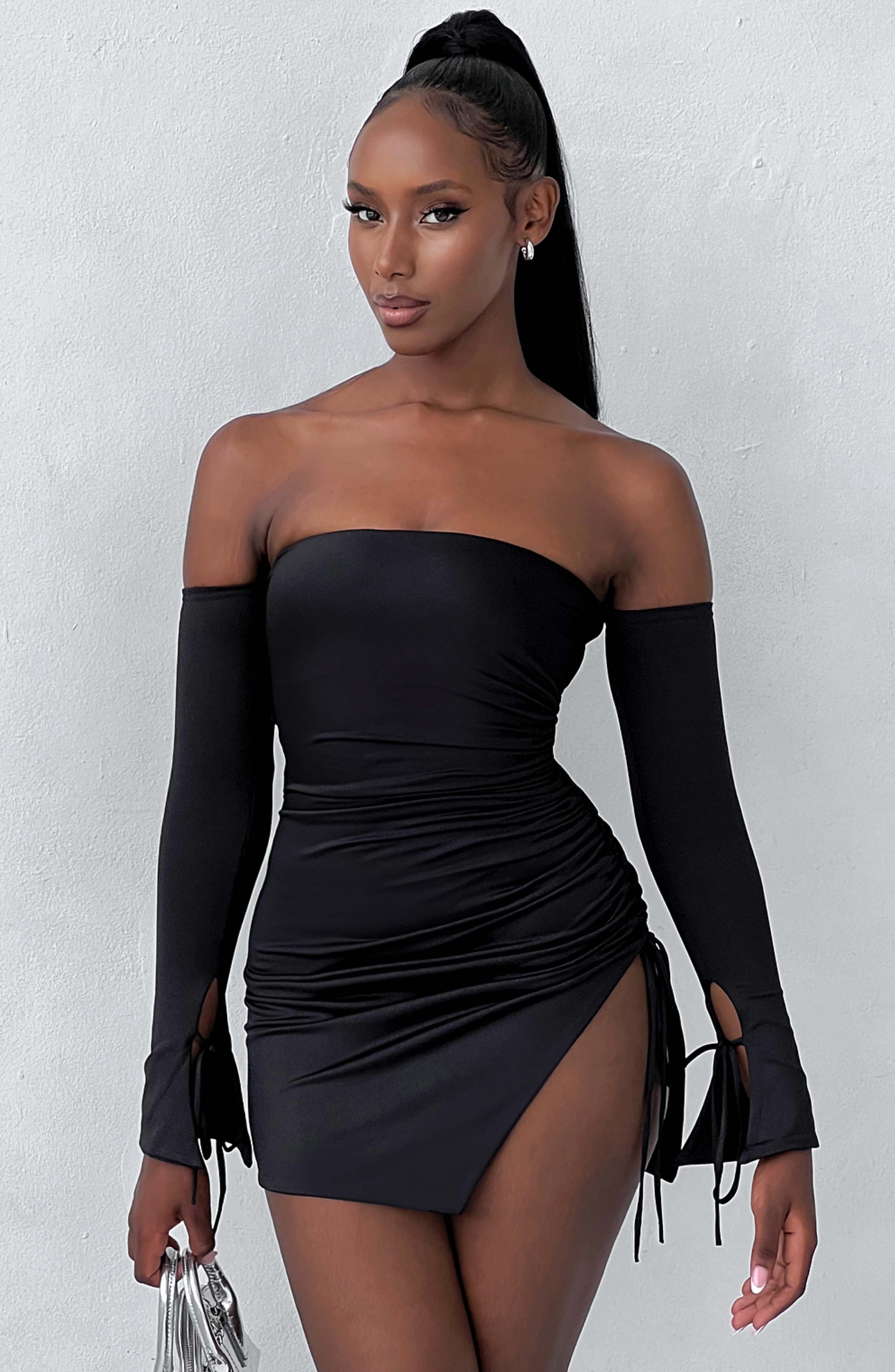 Becca Mini Dress - Black - Napalia
