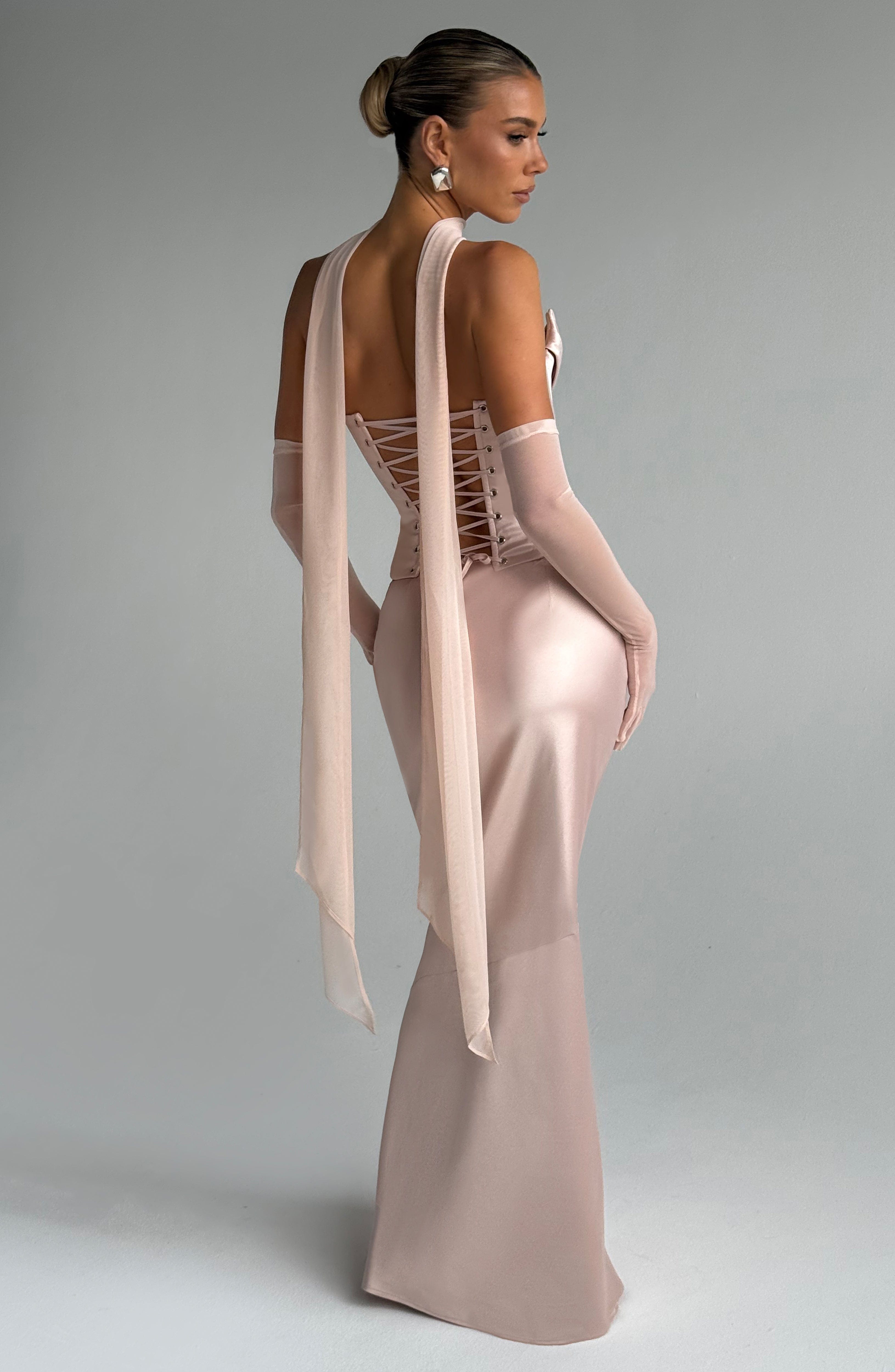 Bernadette Maxi Skirt - Soft Peach - Napalia