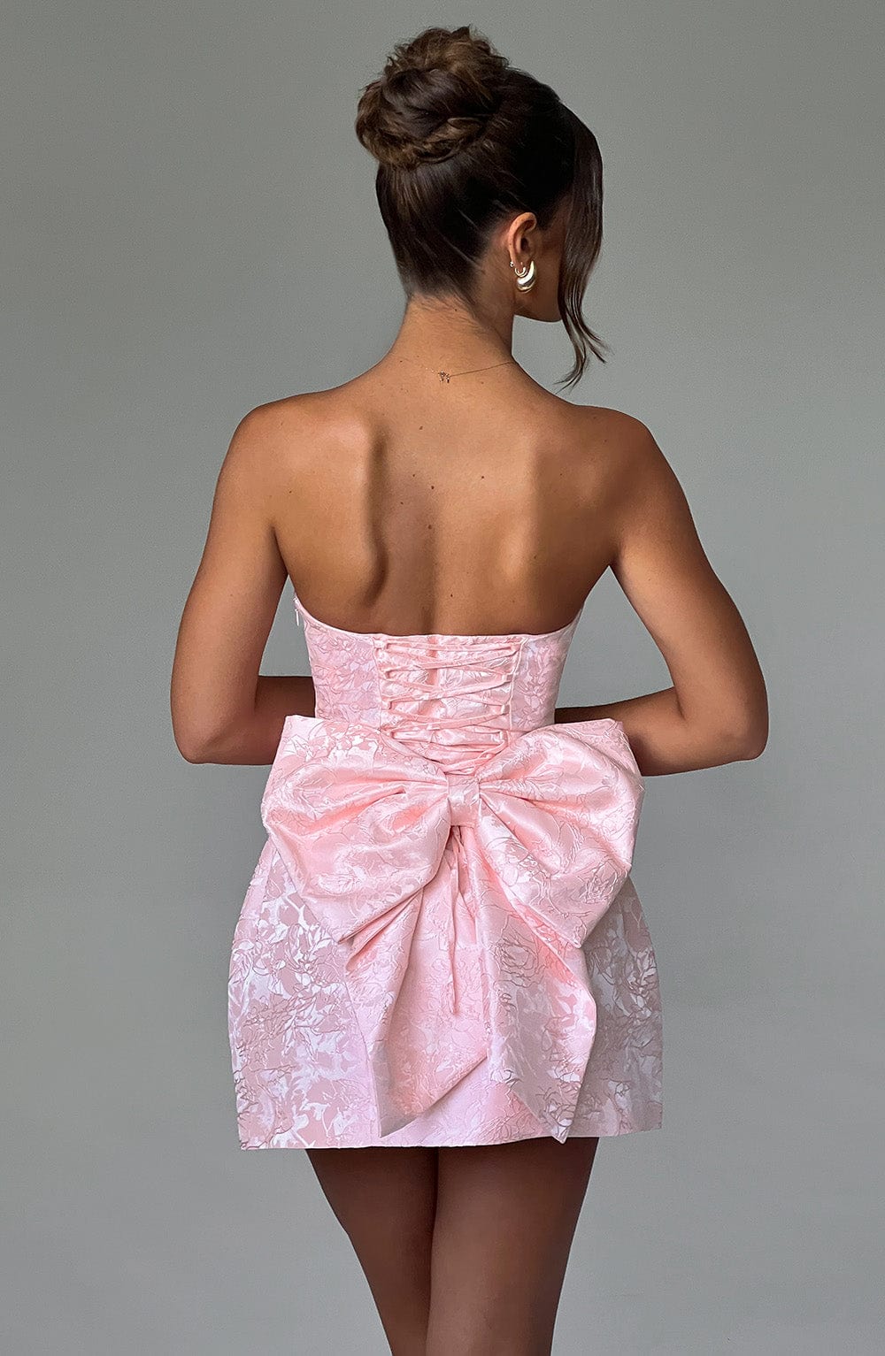 Elenora Mini Dress - Blush - Napalia