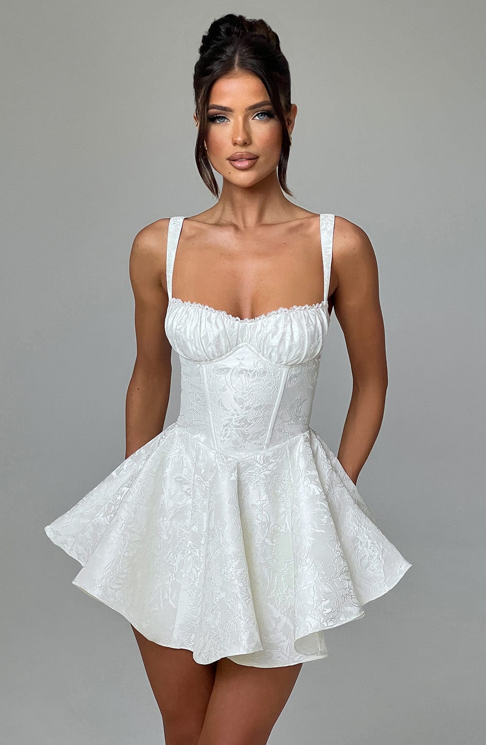 Emelie Playsuit - Ivory - Napalia
