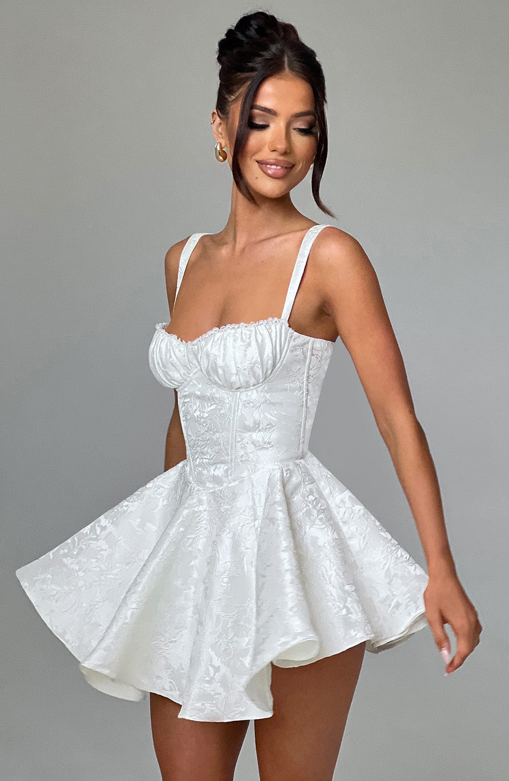 Emelie Playsuit - Ivory - Napalia