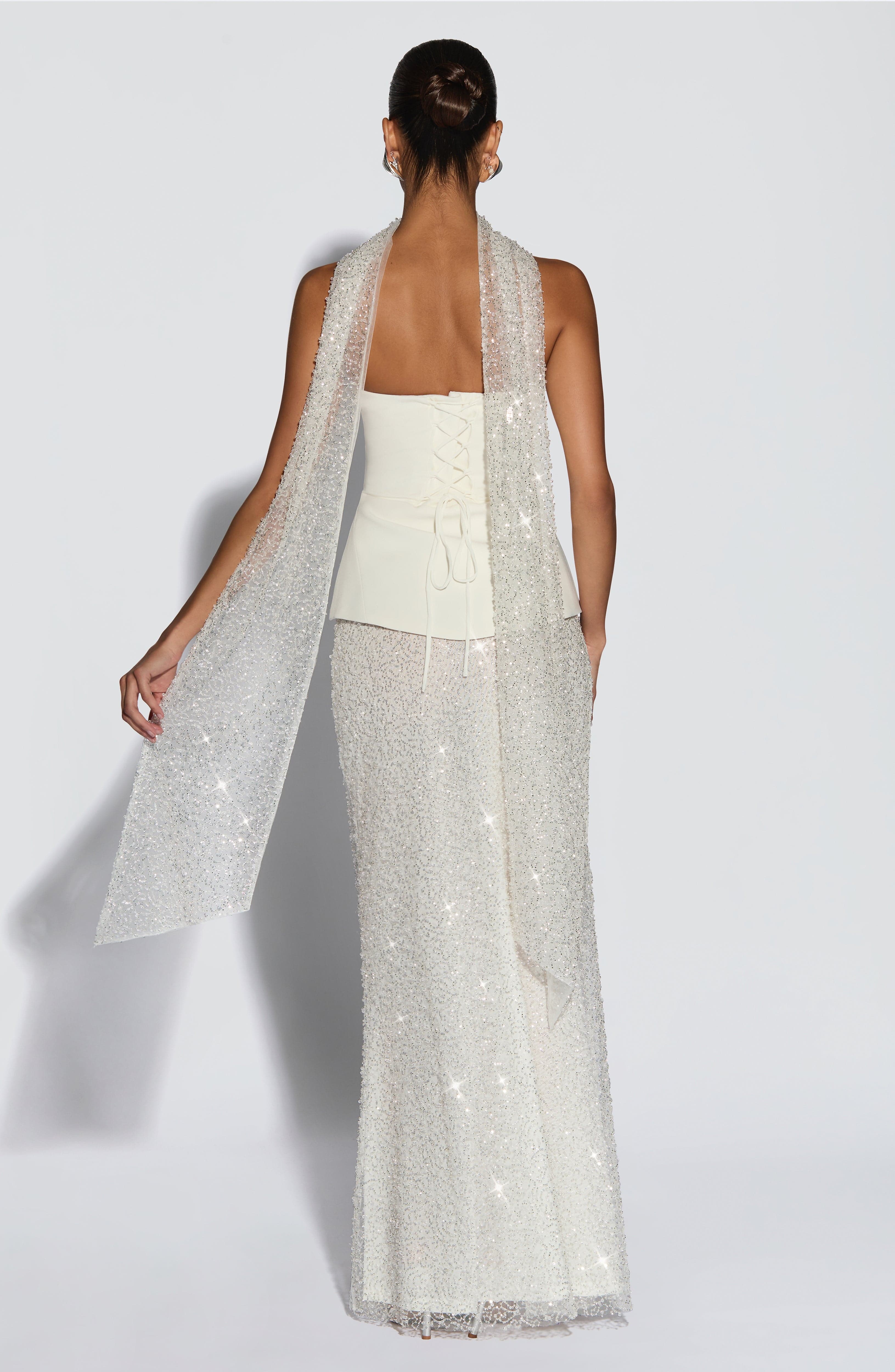 Miya Scarf - Ivory - Napalia