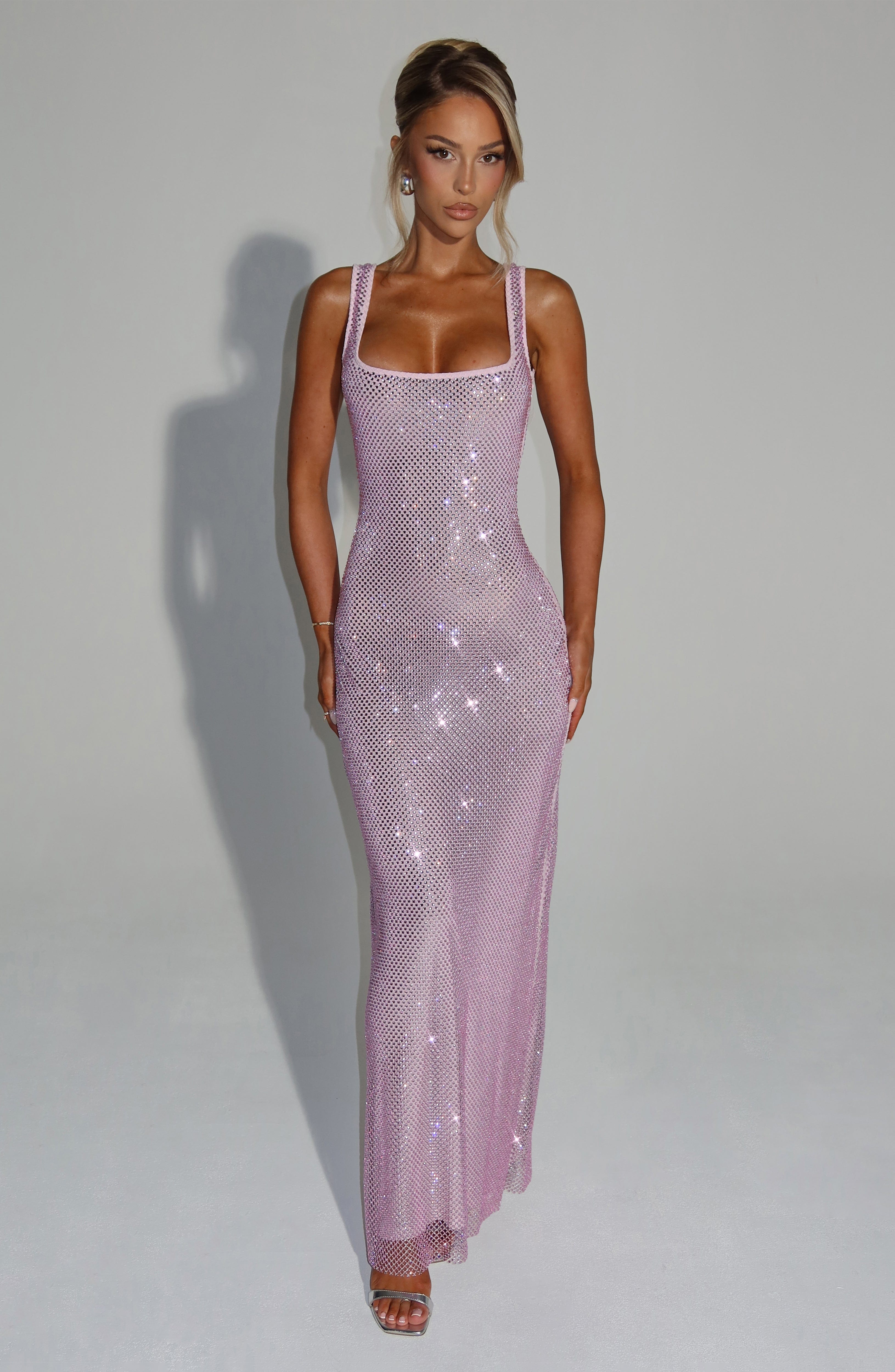 Petra Maxi Dress - Pink - Napalia