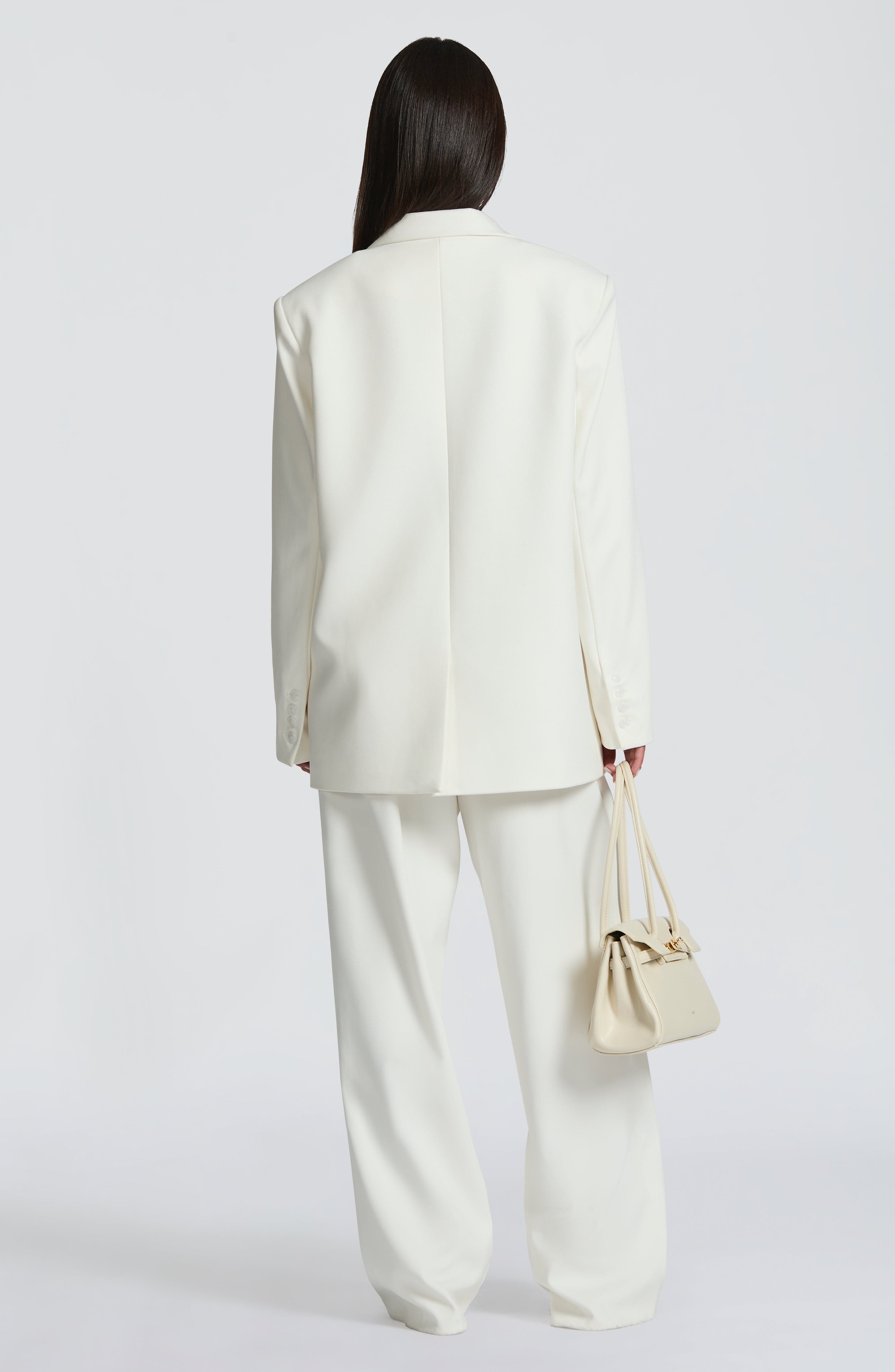 Reece Blazer - Ivory - Napalia