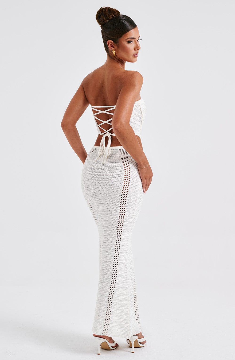 Chayenne Maxi Skirt - White - Napalia