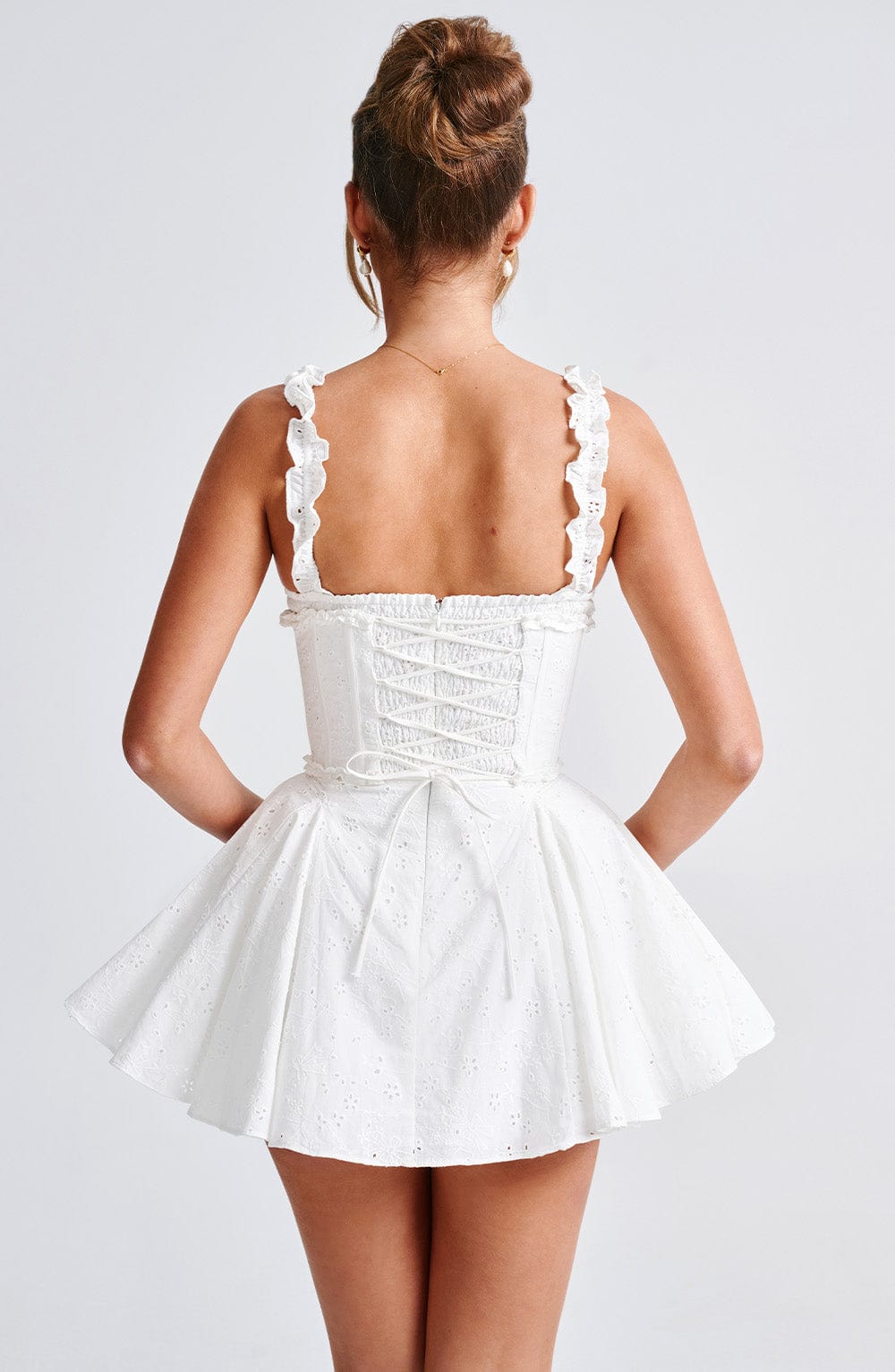 Elva Playsuit - Ivory - Napalia