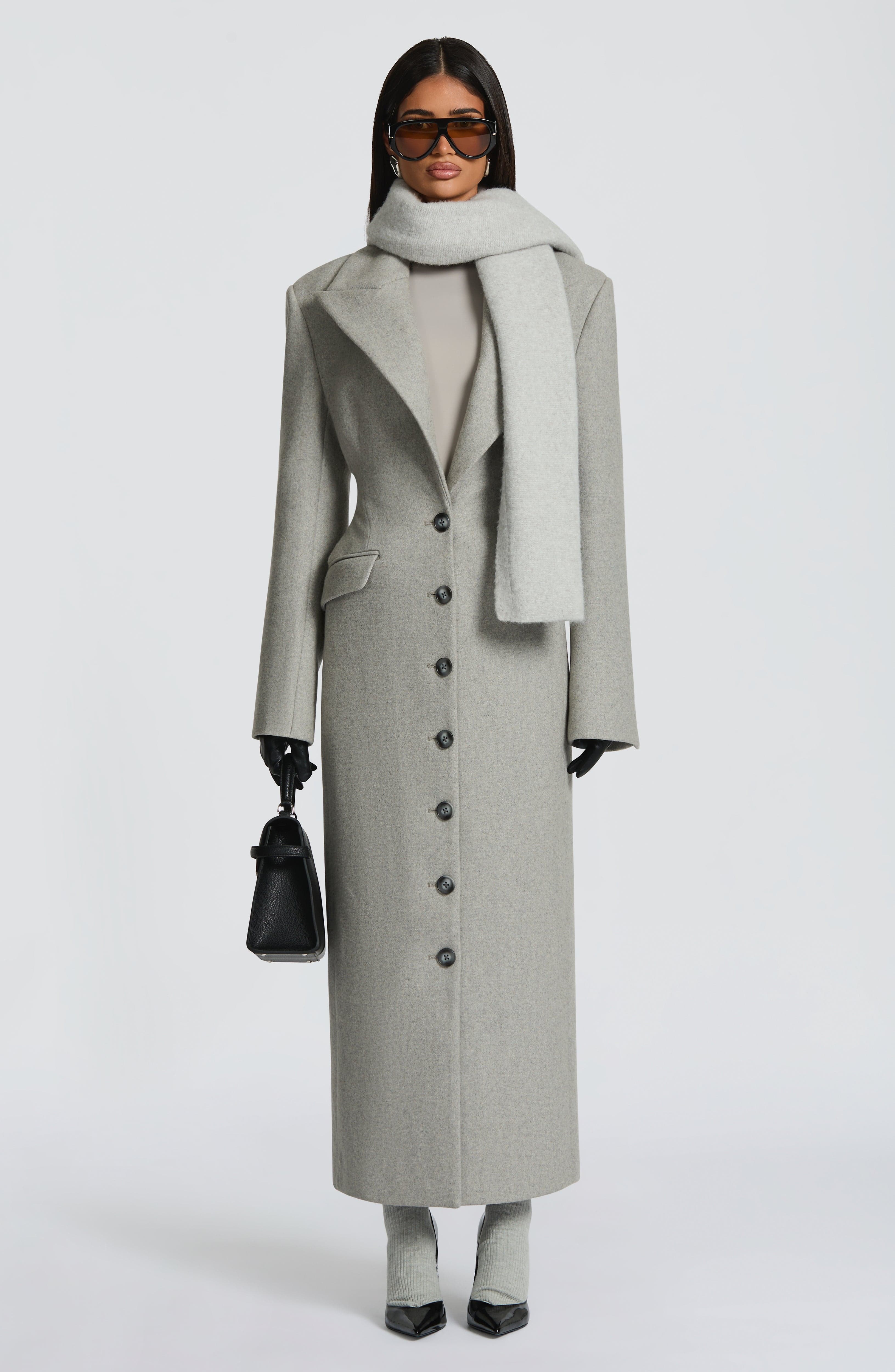 Jeanie Scarf - Light Grey - Napalia