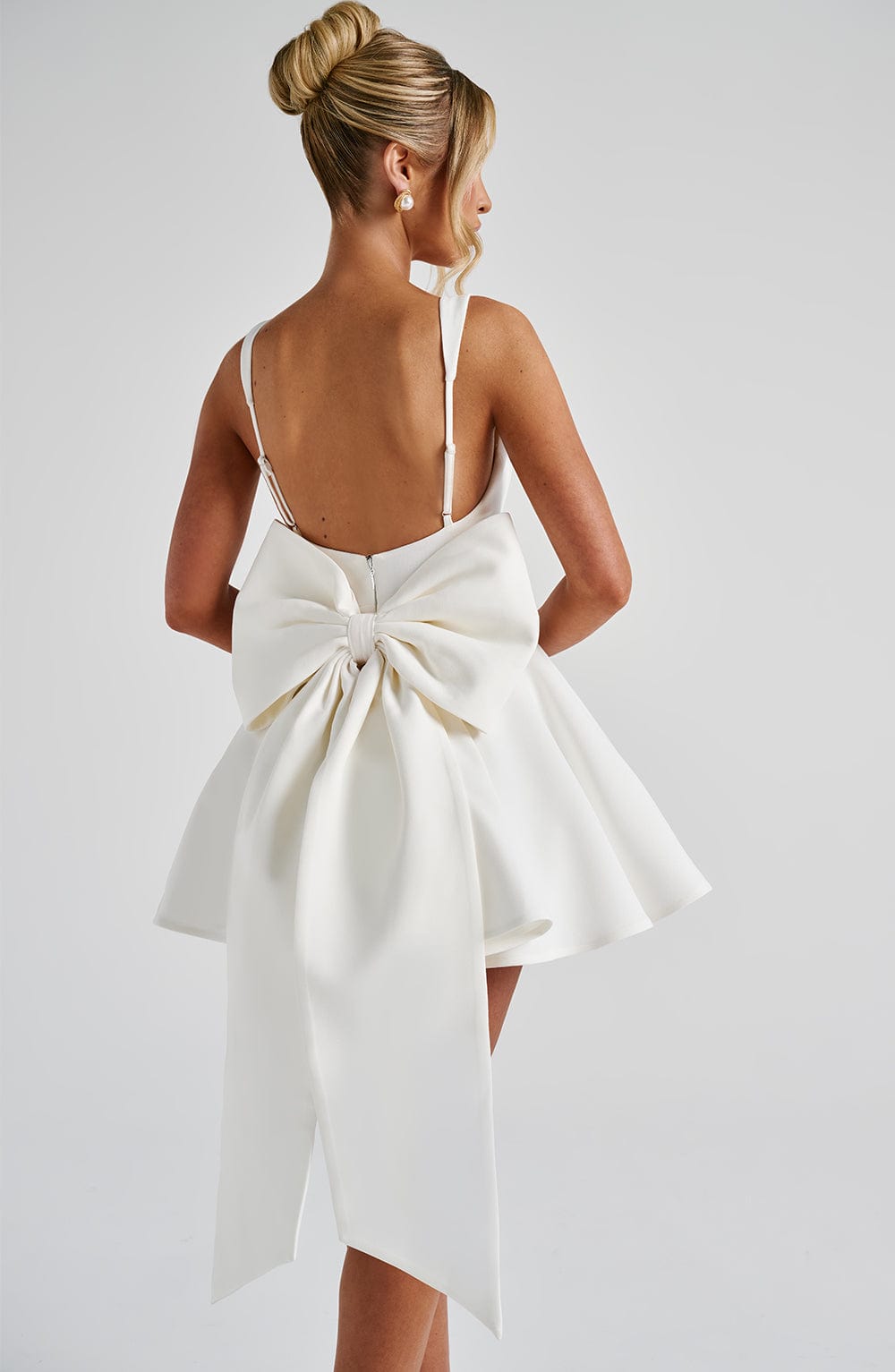 Rue Mini Dress - Ivory - Napalia