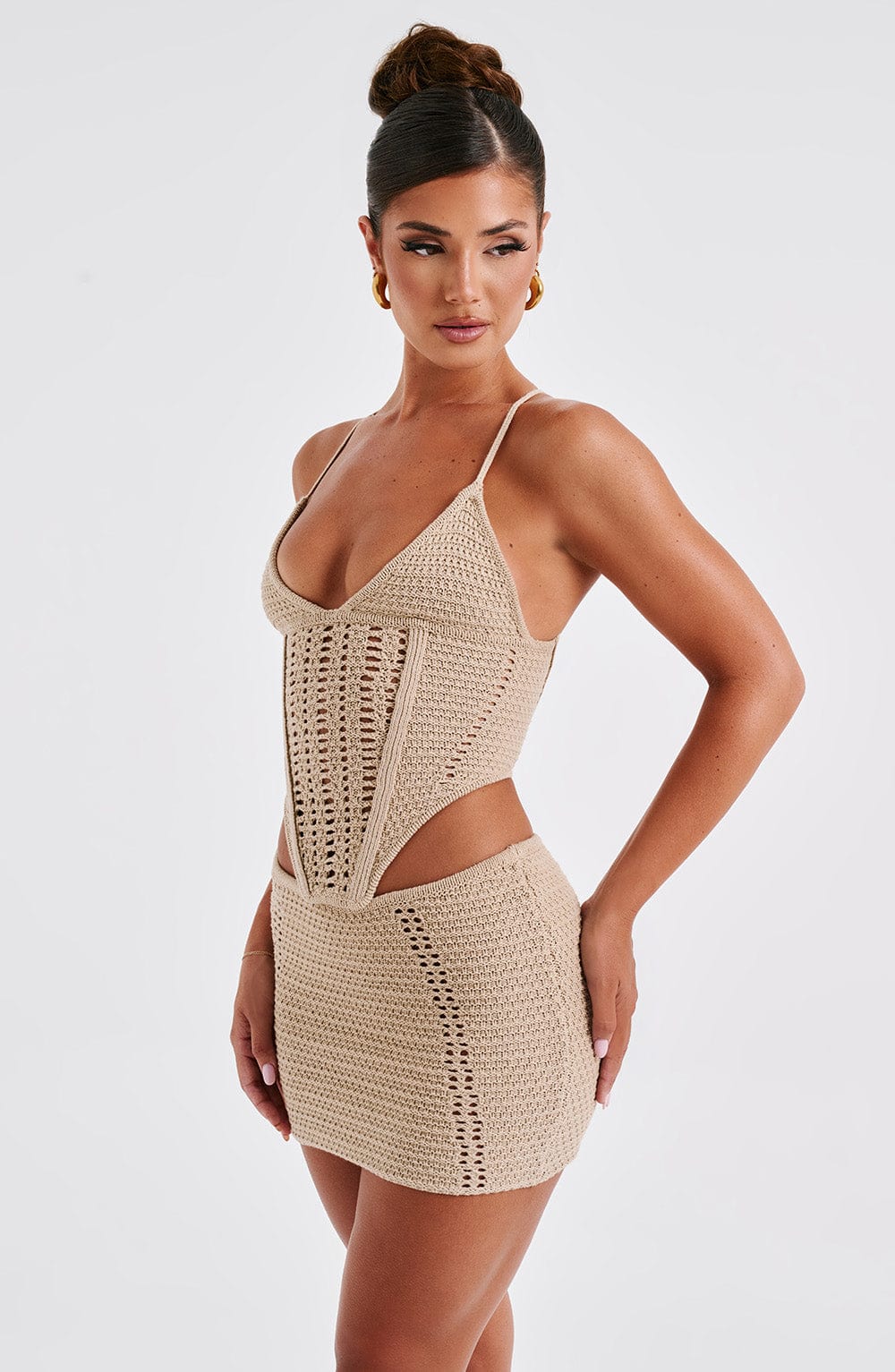 Selma Top - Beige - Napalia